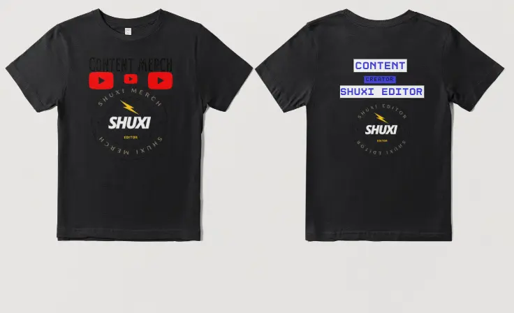 Youtubemerch zwart